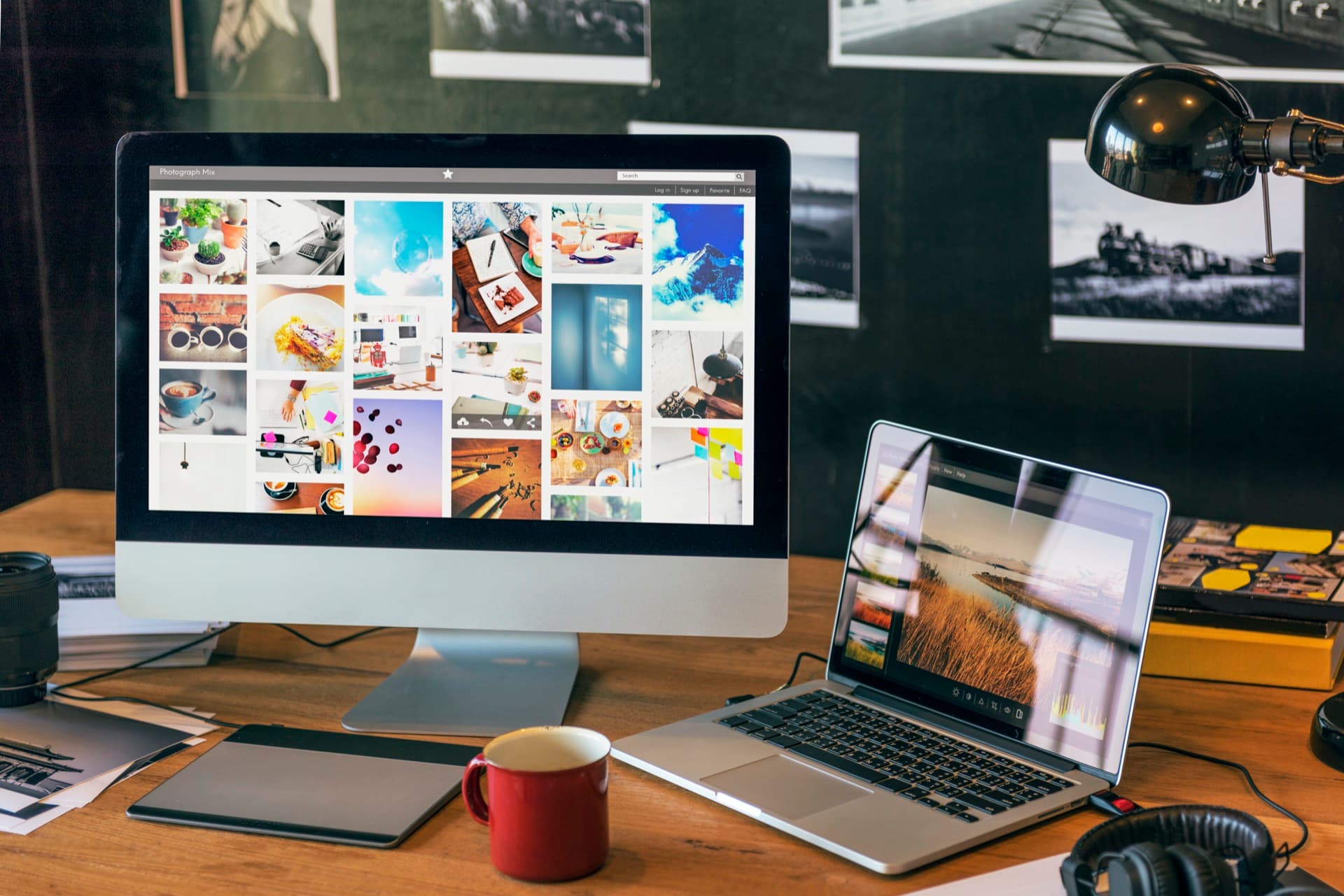 Creative studio workspace